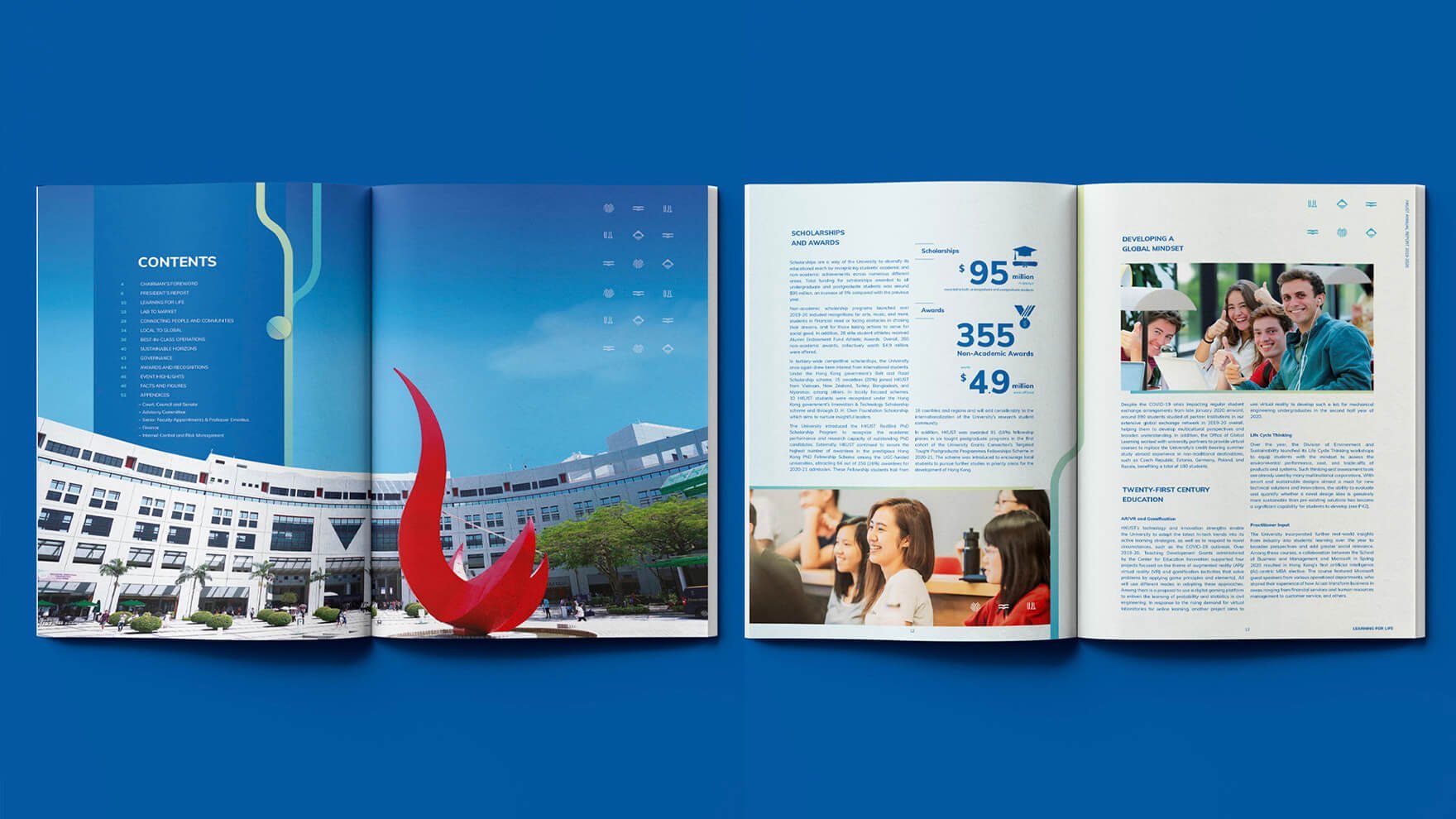 Branding Agency Hong Kong_HKUST_Annual Report Design 2020_CheddarMedia_04_1760